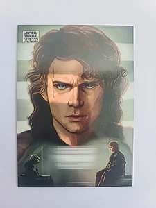 2024 Topps Cromo Star Wars Galaxy Yoda Dimisses Anakin's Fears Refractor #PD-5 - Imagen 1 de 2