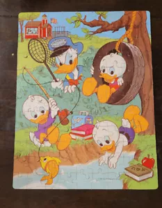Disney Huey, Dewey & Louie 100 pc puzzle #4649-42 1986 used but complete - Picture 1 of 11