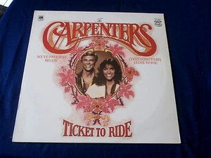 CARPENTERS~ TICKET TO RIDE~ RARE~ ENGLAND IMPORT~ NEAR MINT~ MFP ~ POP  LP - Foto 1 di 3