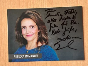 Rebecca Immanuel - Autogrammkarte original signiert - #39947 - Bild 1 von 1