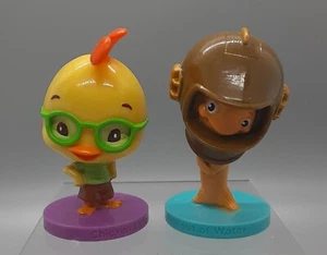 Chicken Little & Fish Out Of Water Bobbleheads 2005 Kellogg Cereal Toy - Picture 1 of 2