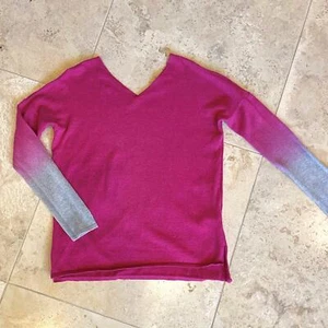 Vince girls drop shoulder ombre gradient sweater M/10 - Picture 1 of 3
