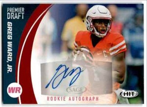 2017 Sage Hit Greg Ward Jr. Auto #A40
