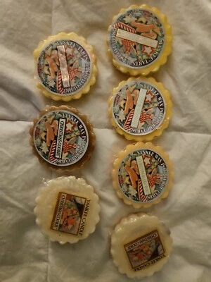Tartas de galletas de Navidad Yankee Candle = ¡Lote de 7! (Retirado, Nuevo Precintado Stock Antiguo) Foto 1 de 3