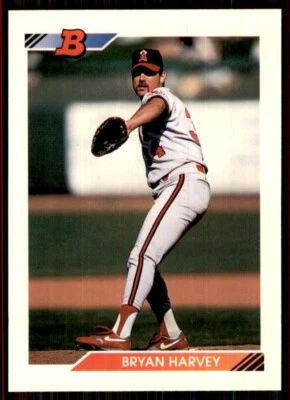 1992 Bowman Bryan Harvey California Angels #172 - Image 1 of 2