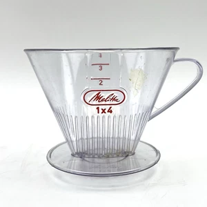 Melitta Kaffeefilter 1x4 | Kunststoff Handfilter transparent | Vintage Classic - Picture 1 of 6