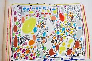 Picasso Pablo Sabartés A LOS TOROS Litho- - Bild 1 von 16