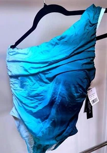 La Blanca Women's Tummy Control Swimsuit - Turquoise - Picture 1 of 4