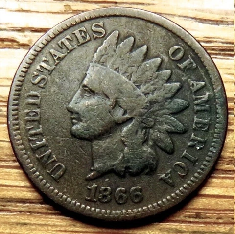 1866 Indian Cent Snow-1 MPD DDO Cover