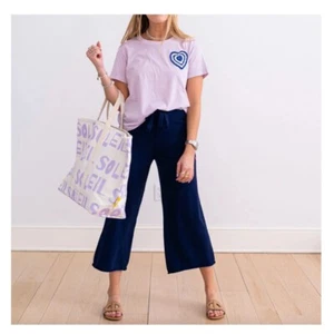 Kerri Rosenthal Cotton Cashmere Blend Barb Lounge Cropped Pant L - Bild 1 von 8