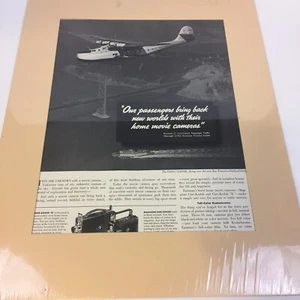 Pan American Clipper Kodak Ad, San Fran Oakland Bay Bridge, ChinaClipper - Picture 1 of 5