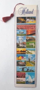 Marcador de molinos de viento de Holanda vacas flores de tulipán velero fotos holandesas regalo - Imagen 1 de 2
