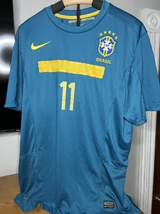 Nike Brasil Neymar Jr Jersey Men's Size XL 2011-12 Away #11 Soccer Futbol Brazil - Picture 1 of 5