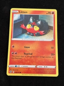 Litten #30 Pokemon Silver Tempest - Picture 1 of 2