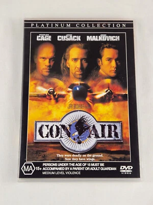 Con Air DVD (Region 4) VGC Platinum Collection Nicolas Cage NEW CASE - image 1 of 4