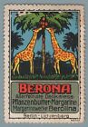 ES1939 Poster stamps advertising: Margarine Berona - Berlin