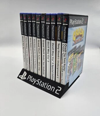 PS2 Playstation 2 Spiele Displayhalter 3D gedruckt Lerpo3D