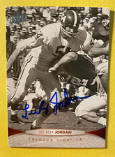SIGNED LEE ROY JORDAN 2012 UPPER DECK FOOTBALL CARD AUTOGRAPHED - ALABAMA