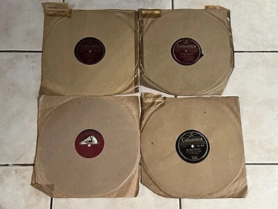 4 x Vintage 78RPM Shellac Records Inc Victor Silvester, Paul Robeson & Big Ben - Image 1 of 4