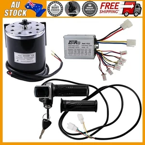 24V 500W Brush Motor Controller LCD Throttle Grips For E-Bike Scooter ATV Razor - Foto 1 di 24