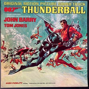 Thunderball James Bond US First Pressing MONO Vinyl LP Sean Connery 1965 - Picture 1 of 6