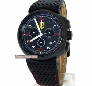 FERRARI FE-10-IBP-CP-FC MEN SWISS MADE CHRONO LEATHER *SUPER CLEARANCE SALE* - Picture 1 of 4