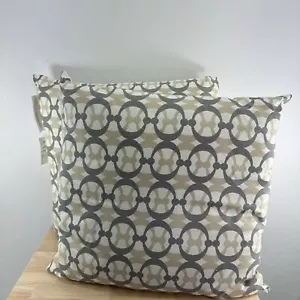 Elle Decor by Surya Lina 20 X 20 inch White and Medium Gray Throw Pillow 2 ct - Picture 1 of 8