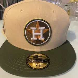 Berretto da baseball Houston Astro’s nuovo, 7 5/8, 59 Fifty Collezione Cooperstown - Foto 1 di 7