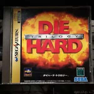 SEGA SATURN video game Die Hard Trilogy from Japan F/S used - Picture 1 of 2