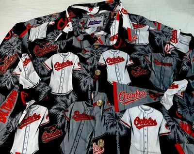 Reyn Spooner Baltimore Orioles Legacy Hawaiian Button Down Shirt Mens XL MLB - Image 1 of 3
