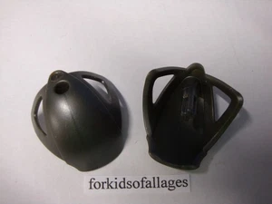 Lego Bionicle Shoulder Armor 43559 x345 (pair) Pearl Dark Gray - Picture 1 of 2