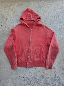 Vintage 50er/60er Jahre Hoodie mit Reißverschluss Small Faded - Bild 1 von 10