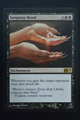 Magic The Gathering MTG SANGUINE BOND Magic 2014 LP Lightly Played - Image 1 of 2