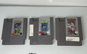 Nintendo NES todo CastleVania I, II, III, 1, 2, 3 Simon's Quest, Dracula's Curse - Imagen 1 de 15