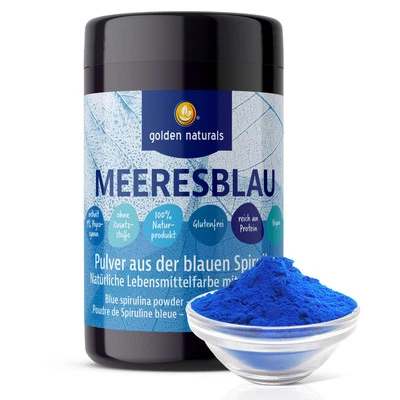 Blue Spirulina Algen Pulver 100 g ohne Zusätze Lebensmittelqualität High Protein - Bild 1 von 4