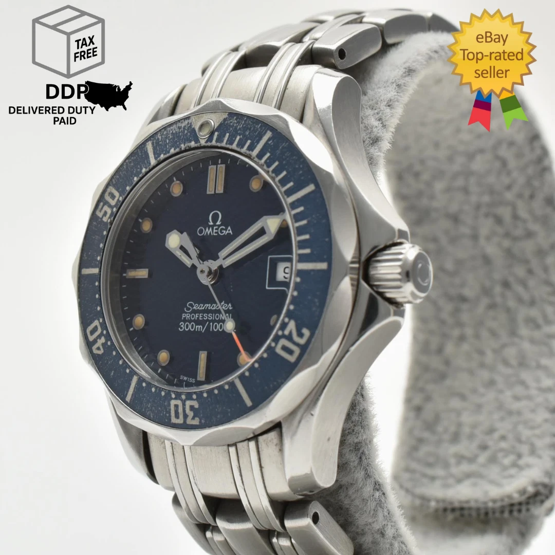 OMEGA Seamaster Quartz Battery 300m Watches for sale - eBay