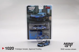 MINI GT 1/64 MAZDA RX-7 RE-AMEMIYA CHROME BLUE MALAYSIA DIECAST EXPO 2025 (RHD) - Picture 1 of 1