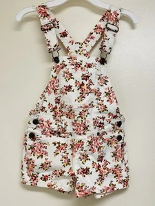 Girl’s Forever 21 Girls Floral Shortalls Size 7 EUC! - Picture 1 of 11