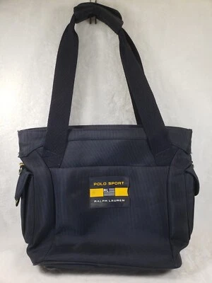NEW Polo Sport Ralph Lauren Tote Style Cabin Bag - Blue/Yellow - Vintage Y2K - Image 1 of 4