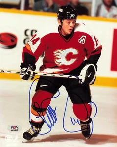 Theoren Fleury Flames Signed 8x10 Photo Autograph PSA/DNA AN36845 - Picture 1 of 1