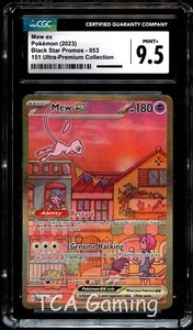CGC 9.5 MINT+ Mew Ex SVP053 ALTERNATE ART HOLO 151 UPC PROMO Pokemon Card - Picture 1 of 2