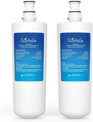 EcoAqua EWF-8001A Water Filter  Compatible With Insinkerator F701R - 2 Pack - Image 1 of 4