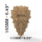 Wood Carved Green Man Of Forest Theme Fireplace Decor For Home Wall Plaque Sign