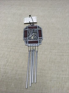 Vintage Carson Wind Chime Metal & Glass Hummingbird 2001#da - Picture 1 of 8