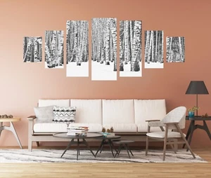 3D Winter Tree 75 Unframed Print Wall Paper Decal Wall Deco Indoor AJ Wall Jenny - Picture 1 of 6