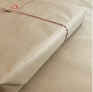 50 Kraft Wrapping Paper Sheets-24"x36"-30lb-Made_in _USA-RECYCLED-FREE_SHIPPING - Picture 1 of 3