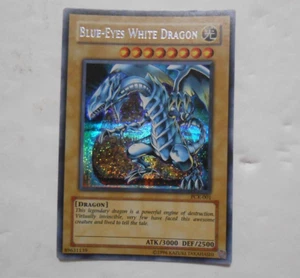Yugioh Blue-Eyes White Dragon Parallel Secret Rare PCK-001 -Very Rare- - Picture 1 of 11