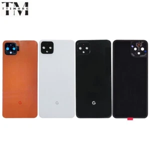 Cubierta trasera de batería de vidrio puerta trasera con cámara de reemplazo de lente para Google Pixel 4 XL - Imagen 1 de 17
