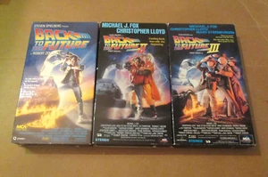 Back To The Future Trilogy 1-3 VHS - Picture 1 of 3