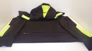 NIKE DRI-FIT THERMA HOODIE BLACK/YELLOW JR. XL 100% POLYESTER - Picture 1 of 5